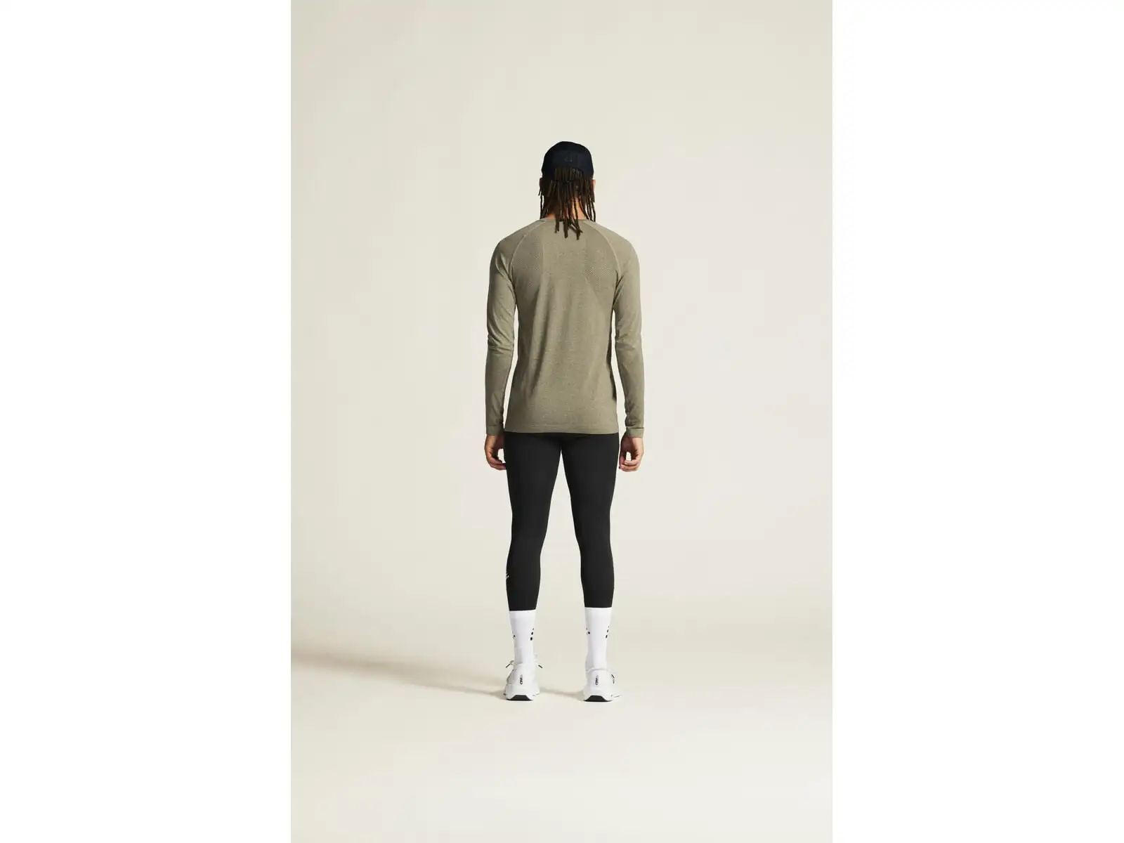 Craft Core Dry Active Comfort męska koszulka z długim rękawem brązowa