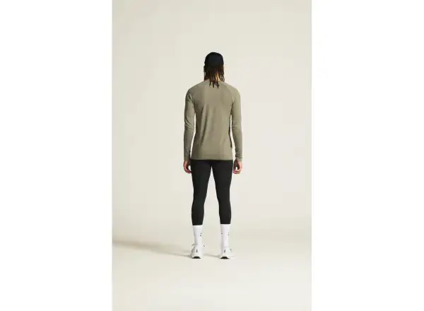 Craft Core Dry Active Comfort męska koszulka z długim rękawem brązowa