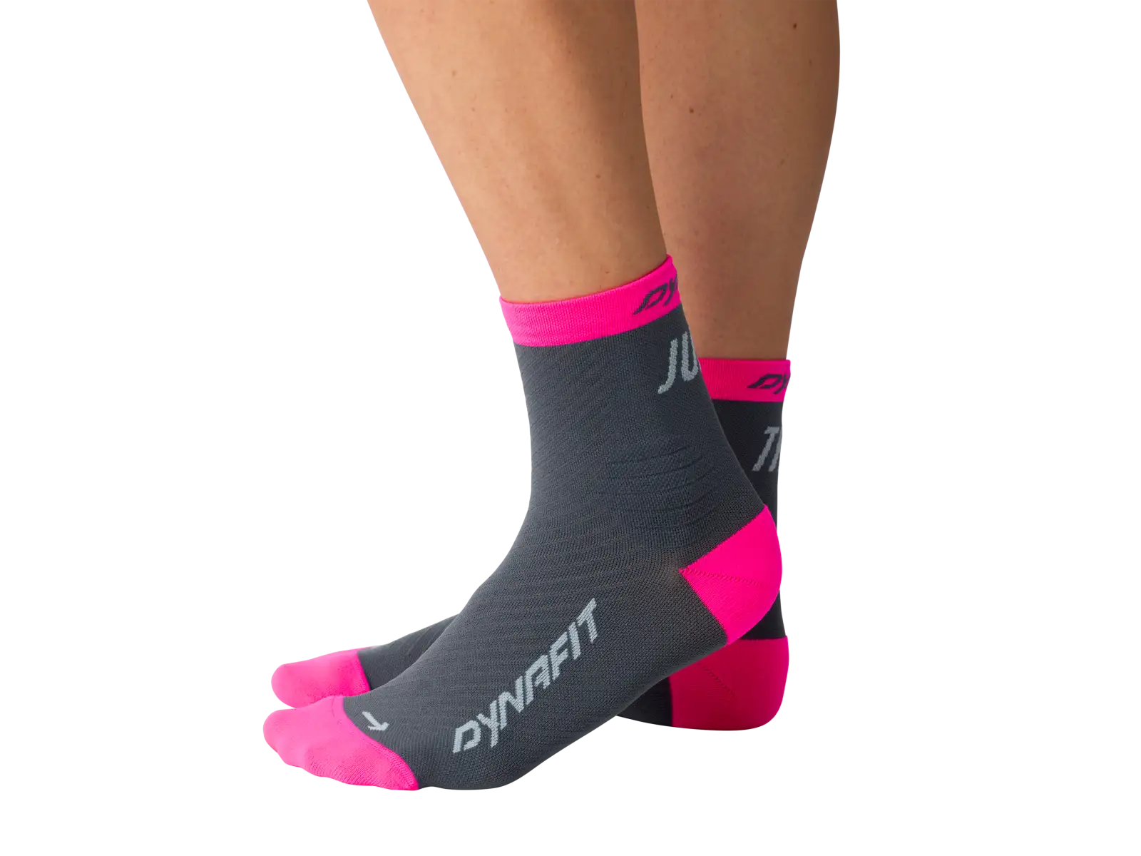 Dynafit Trail Mid skarpety do biegania Cinder/Smoke Blue