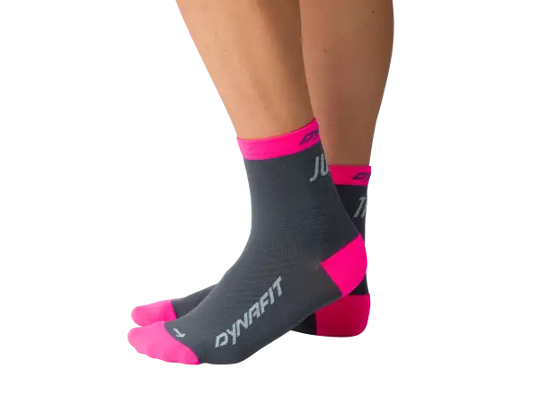 Dynafit Trail Mid skarpety do biegania Cinder/Smoke Blue