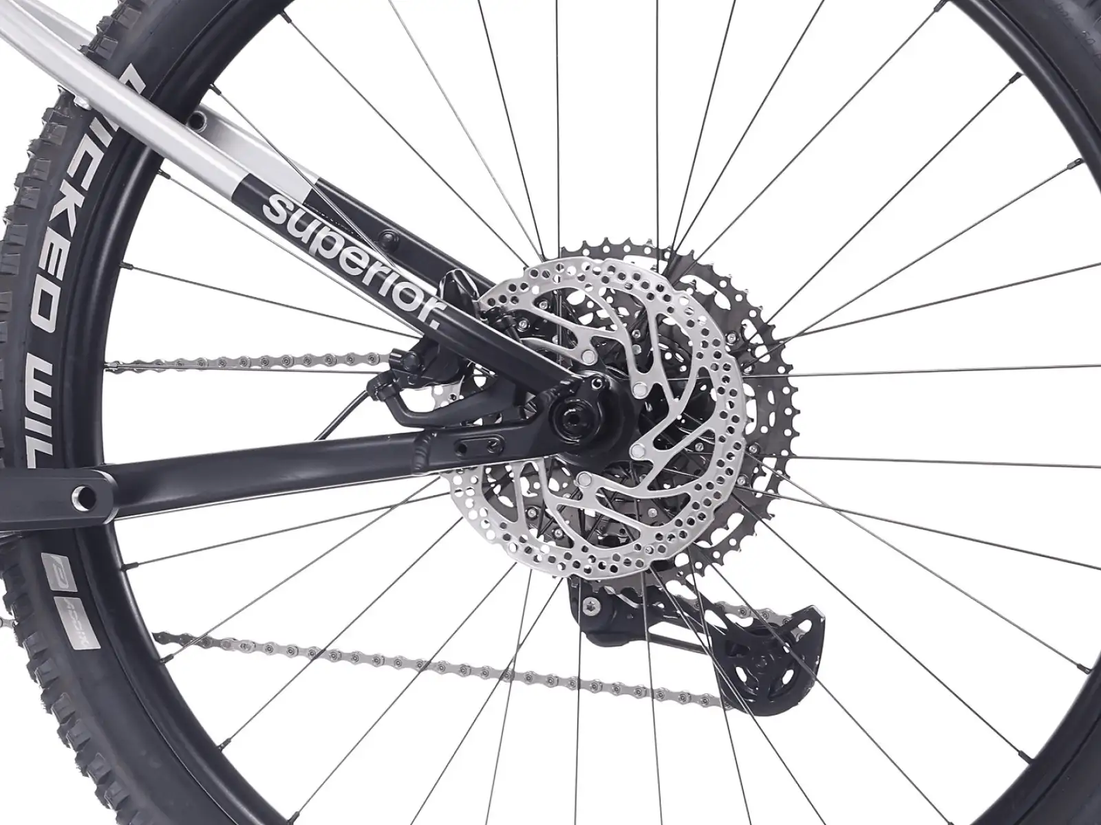 Superior eXP 6.5 górski rower elektryczny Matte Dark Chrome/Black