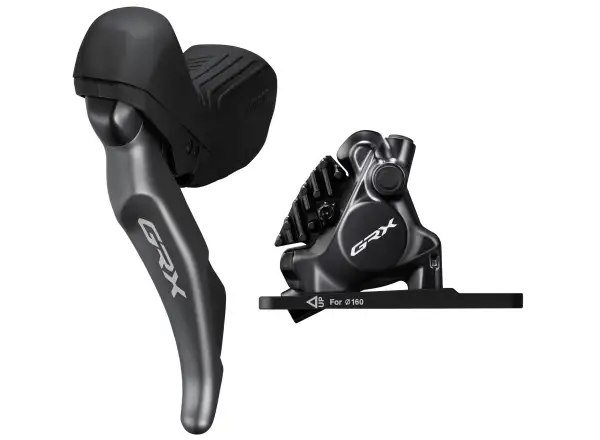 Shimano GRX ST-RX820+BR-RX820 przedni hamulec tarczowy i 2-biegowa dźwignia