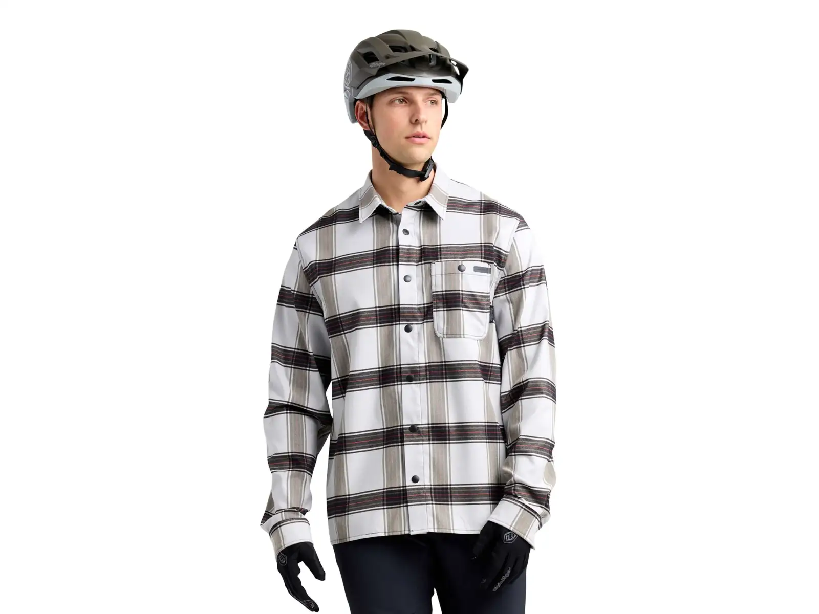 Troy Lee Designs Grind Flannel Paid męska koszula Mist