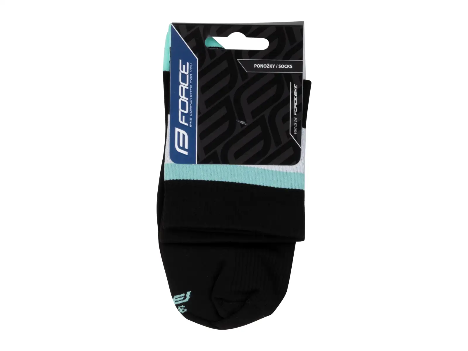 Force Stripe krótkie skarpetki czarna