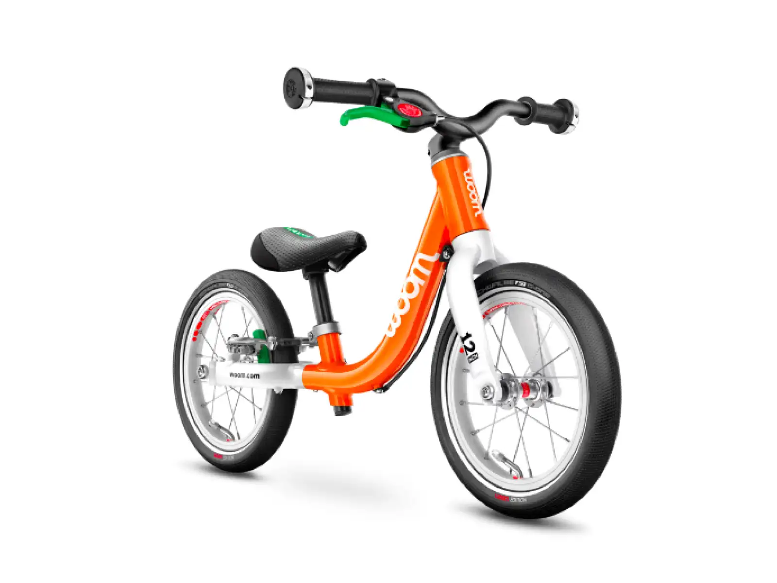 Woom 1 dziecięcy rowerek biegowy 12" Flame Orange