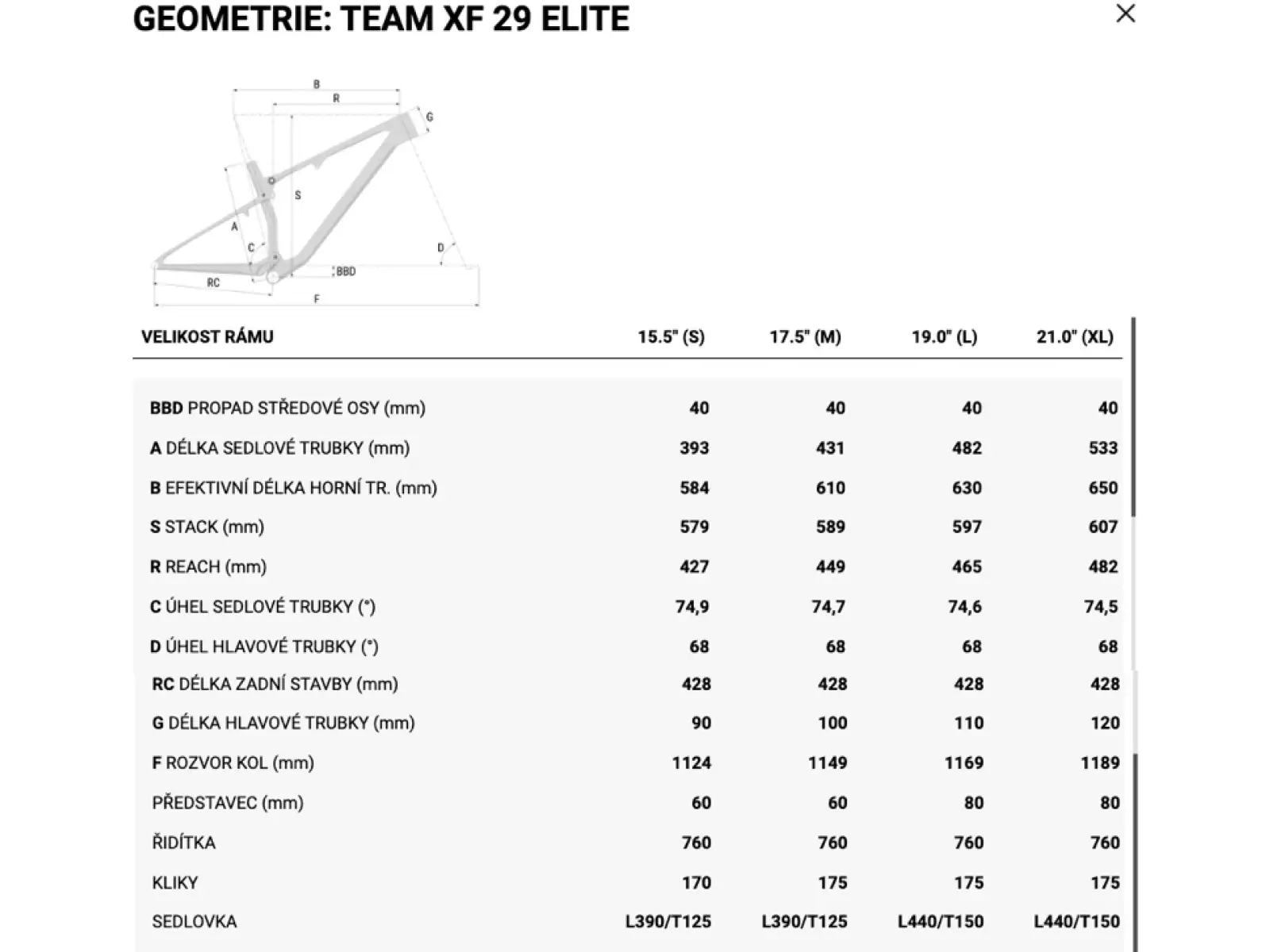 Superior Team XF 29 Elite rower górski Gloss Carbon/Chrome