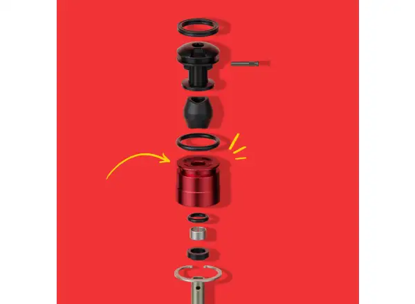 Rock Shox Zestaw do modernizacji sprężyny powietrznej - DebonAir C1 160mm LYRIK/YARI A1+ (2016+)