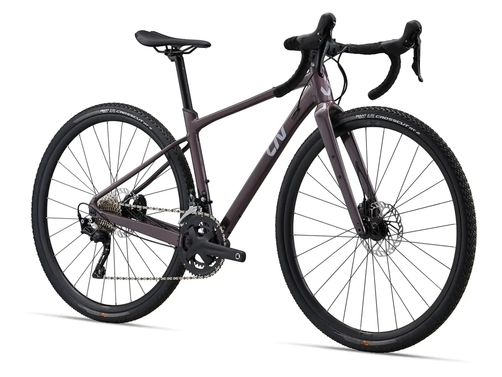 Liv Devote 1 damski rower gravelowy Charcoal Plum