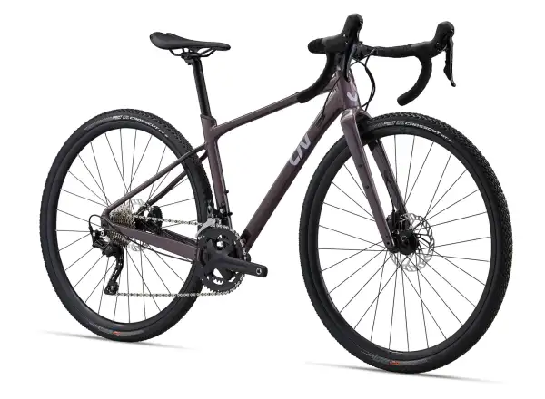 Liv Devote 1 damski rower gravelowy Charcoal Plum