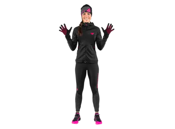 Dynafit Alpine Reflective rękawice Black Out/Pink Glo