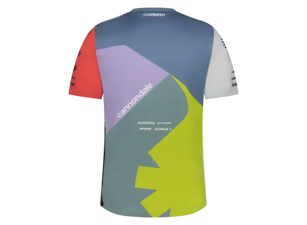 Cannondale CFR Replica MTB męska koszulka krótki rękaw Blue/Yellow