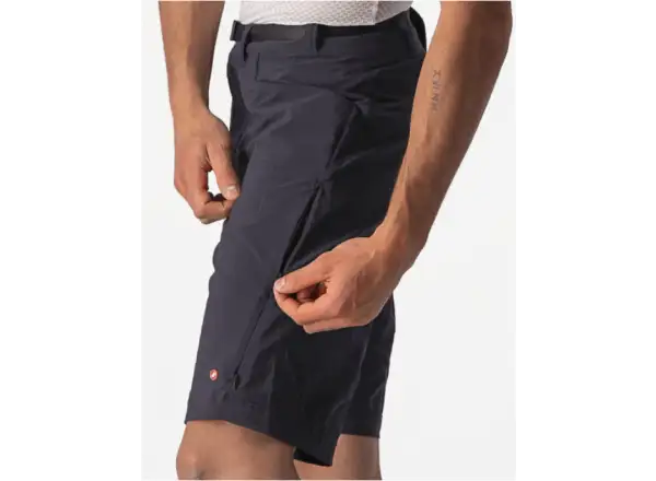 Castelli Unlimited Trail męskie luźne spodenki bez wkładki czarna