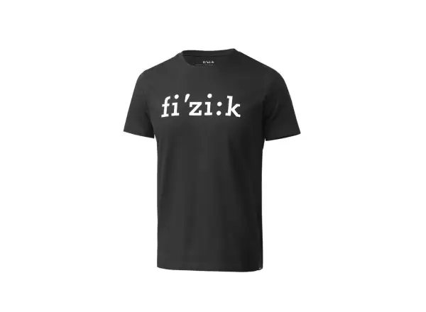 Fizik Logo koszulka z krótkim rękawem Black