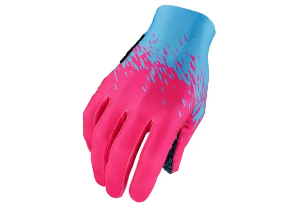 Supacaz SupaG długie rękawice Neon Blue/Neon Pink