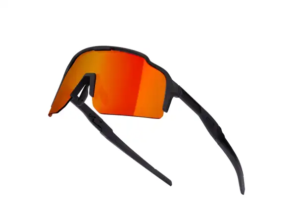 Force Strive okulary czarne/czerwone lustrzane szkło