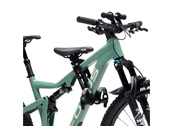 Kids Ride Shotgun MTB siodełko i kierownica na ramę czarna