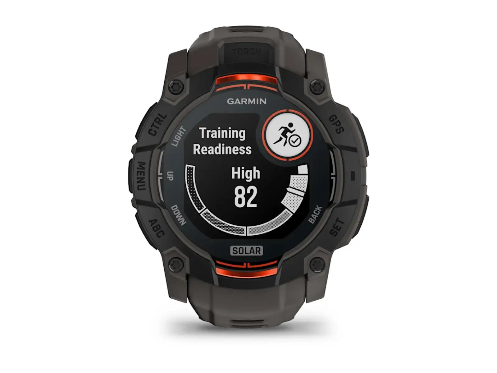 Garmin Instinct 3 Solar 50 mm inteligentny zegarek Black/Charcoal pasek