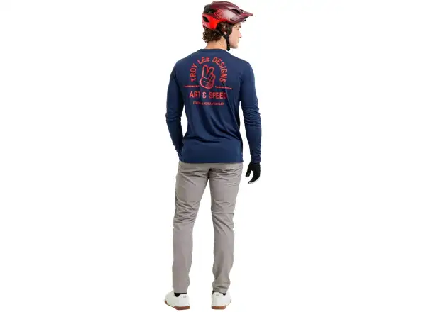 Troy Lee Designs Skyline Ride Tee męska koszulka z długim rękawem Locals Midnight