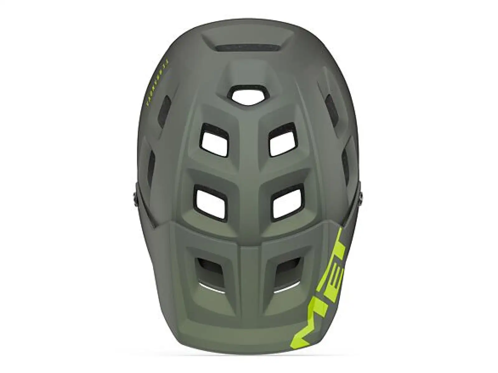 MET Terranova kask Gray/Lime Matt