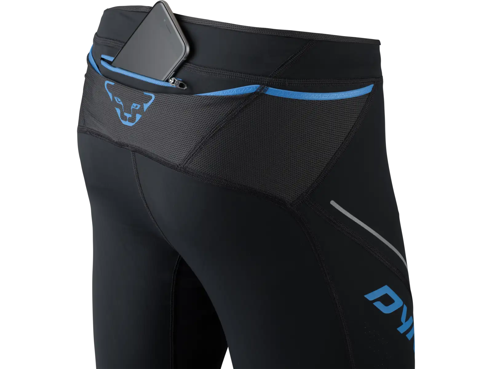 Dynafit Winter Running Tights męskie legginsy do biegania Black Out