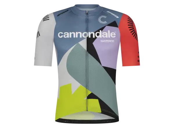 Cannondale CFR Replica męska koszulka z krótkim rękawem Blue/Yellow