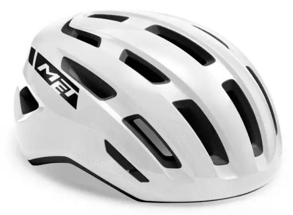 MET Miles MIPS kask biała błyszcząca