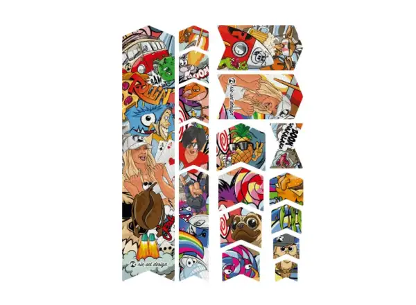 Rie:sel Design TAPE 3000 folia na ramę Stickerbomb Eyecatcher