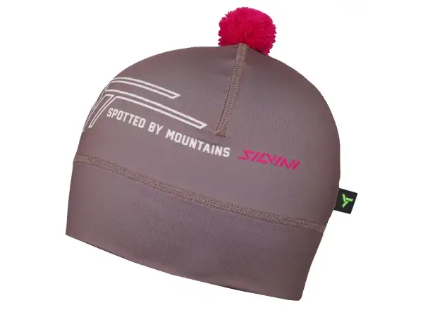 Silvini Spinga czapka unisex Brown/Fuchsia