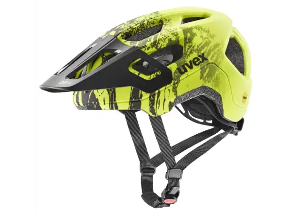 Uvex React Jr. MIPS MTB dziecięcy kask Lime/Black Matt