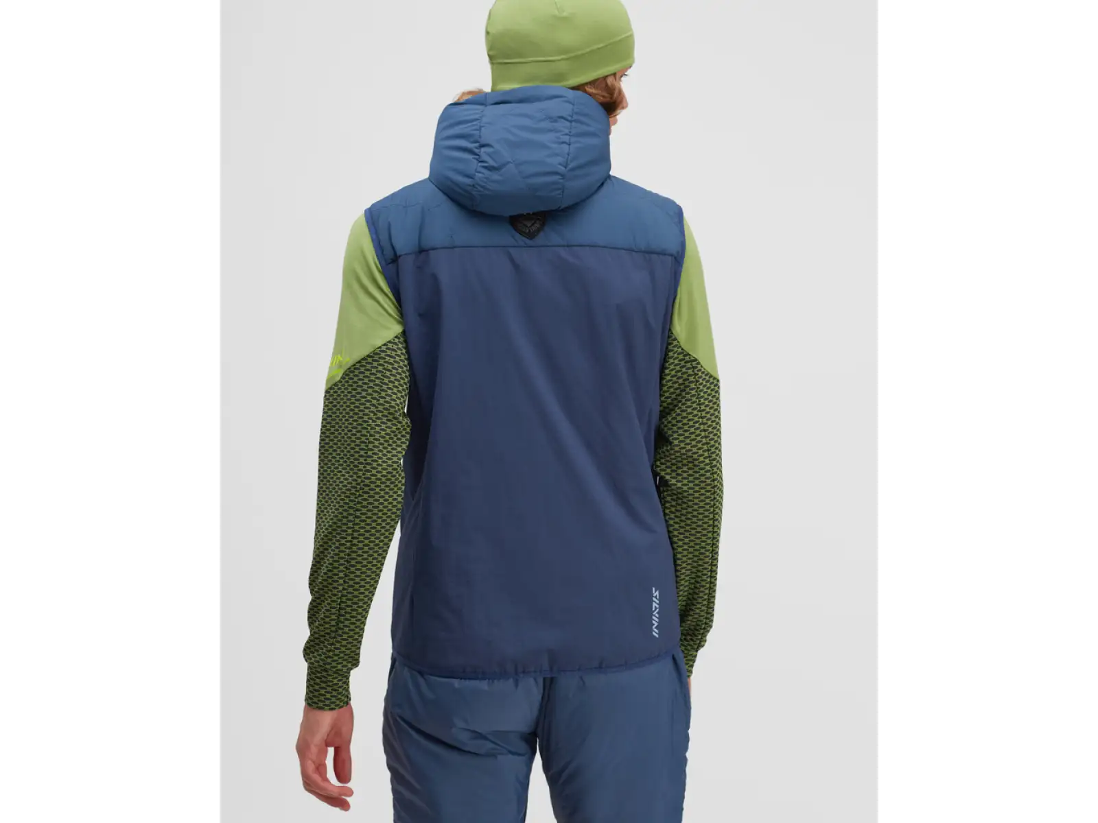 Silvini Polaro męska kamizelka skialpowa Navy/Lime