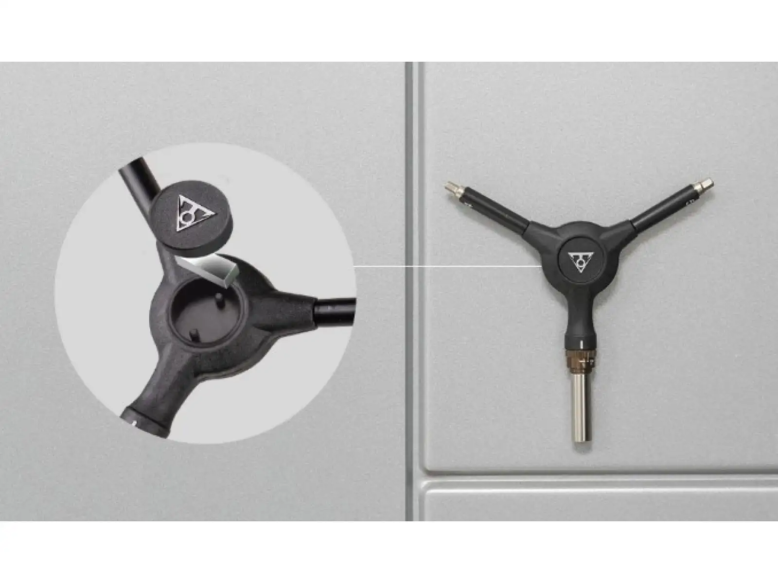 Topeak Y-Speed Ratchet klucz z 4mm i 5mm imbusowym nasadką
