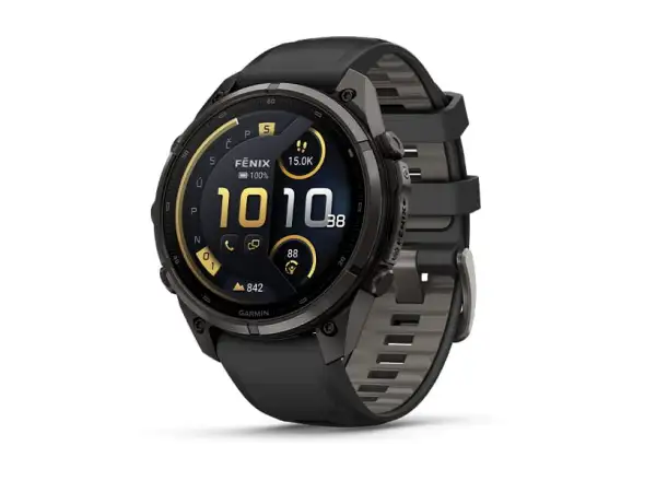 Garmin Fénix 9 Pro inReach 47 mm inteligentny zegarek Carbon gray DLC Titanium Black/Pebble gray