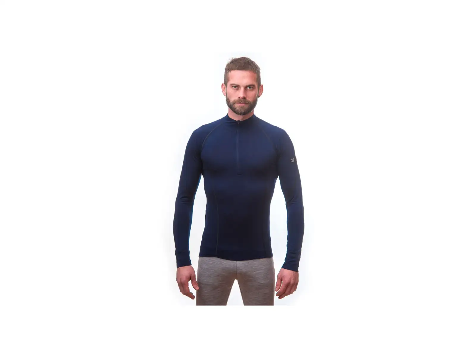 Sensor Merino Active męska koszulka długi rękaw Deep Blue