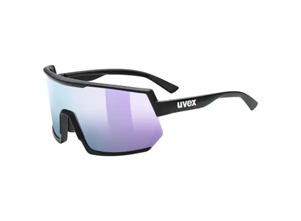 Uvex Sportstyle 235 okulary Black Matt/Mirror Lavender