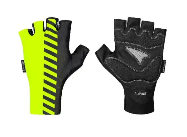 Force Line rękawice krótkie fluo/czarna