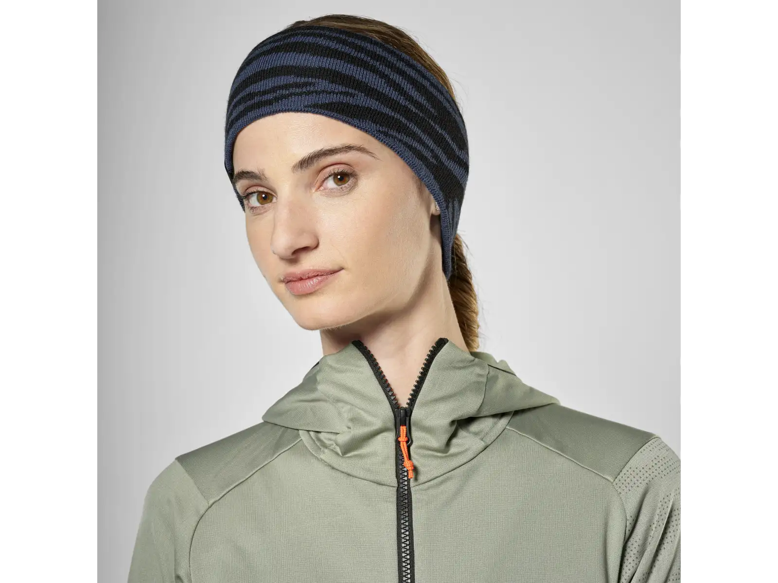 Salewa Sella Alpine Merino Crevasse opaska Dark Denim