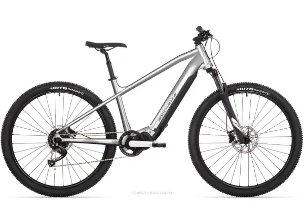Rock Machine Torrent e30-29 górski rower elektryczny Gloss Silver/Black