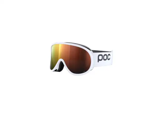 POC Retina Mid WF gogle narciarskie Hydrogen White/Partly Sunny Orange