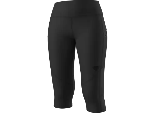 Dynafit Alpine 3/4 damskie legginsy do biegania Black Out