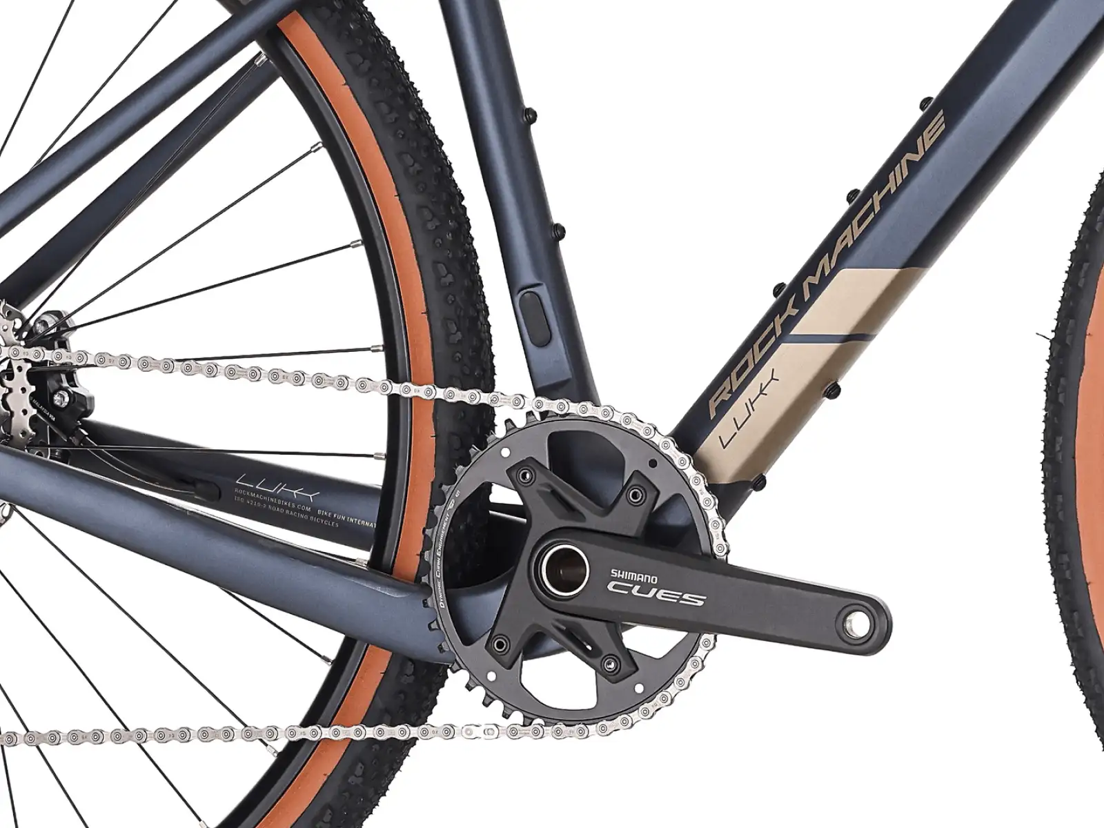 Rock Machine Lukk Cr 30 gravel rower Matte Deep Ocean Blue