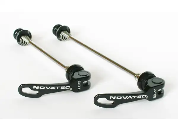 Novatec QR249 F+R zestaw szybkozamykaczy czarna