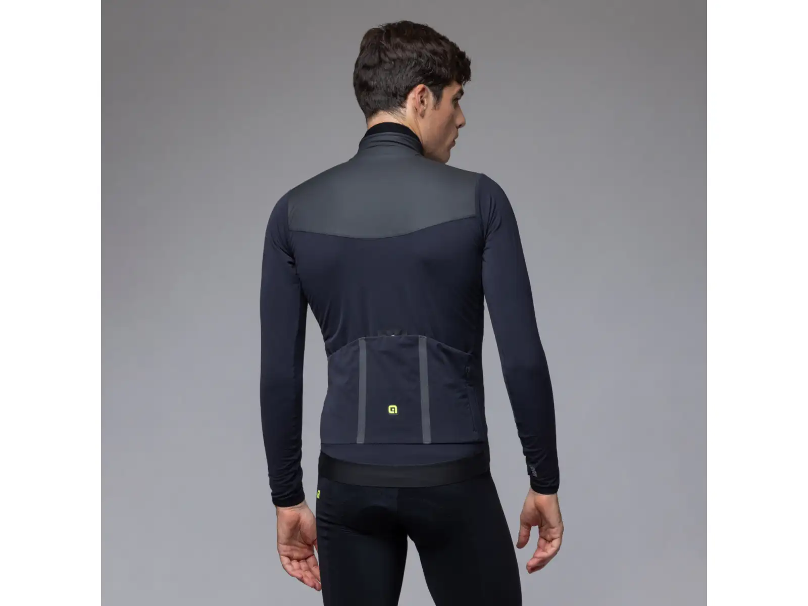 Alé R-EV1 Wool Speed męska zimowa kurtka rowerowa Black