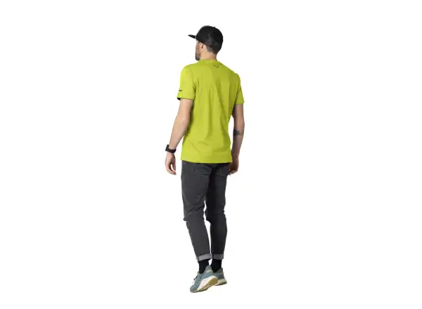 Dynafit Graphic Cotton męska koszulka krótki rękaw Golden Lime