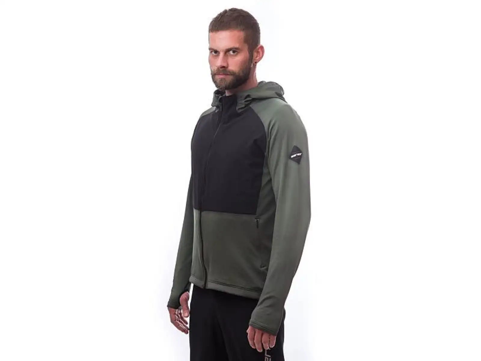 Sensor Coolmax Thermo męska kurtka Olive Green/czarna