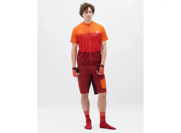 Silvini Rango Pro męskie szorty Merlot/Orange