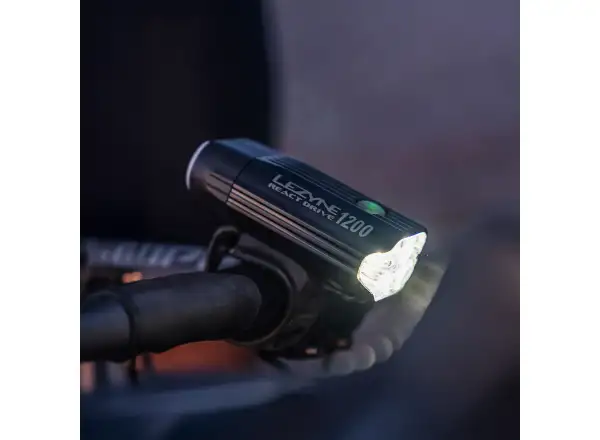Lezyne React Drive Front przednie światło Matte Black