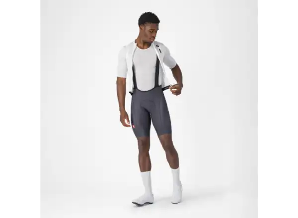 Castelli Competizione 2 męskie spodnie z szelkami Dark Gray