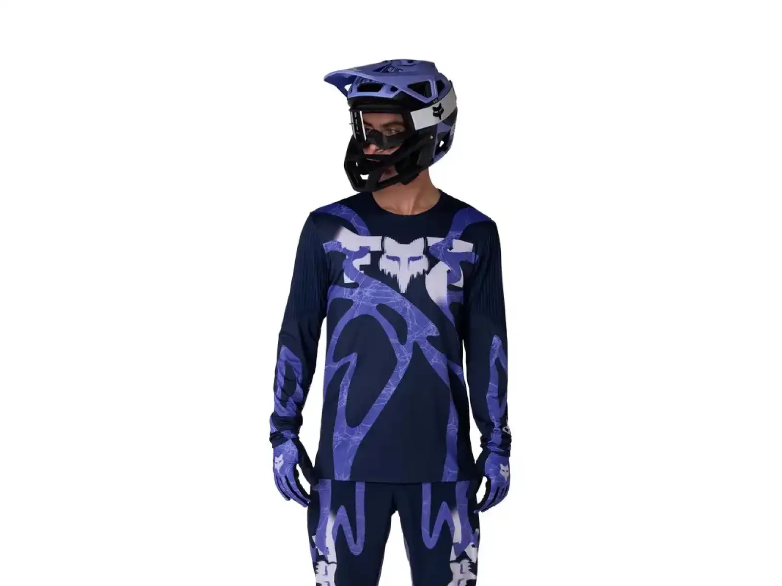 Fox Flexair męska koszulka długi rękaw Diffuse Special Edition Blueberry