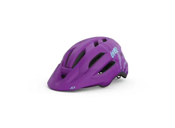 Giro Fixture II Youth kask dziecięcy Mat Purple Ripple