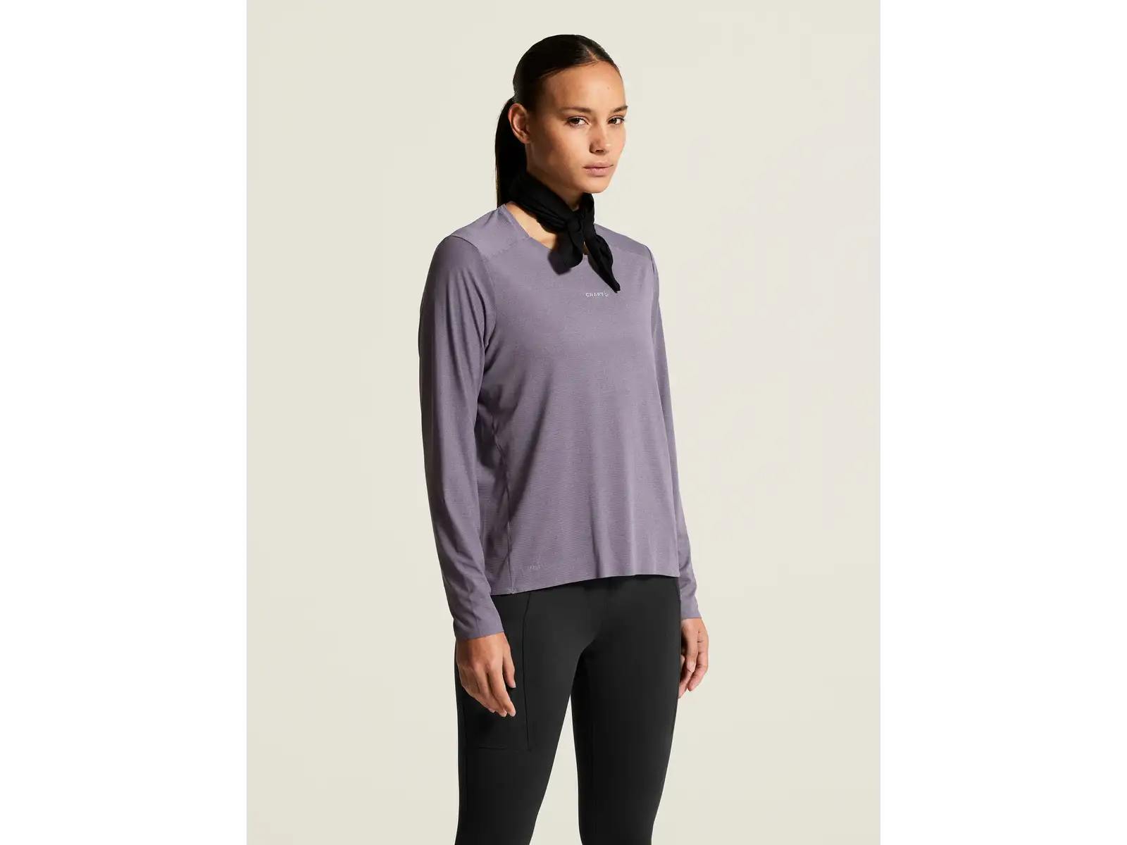 CRAFT Hypervent Longsleeve damska koszulka fioletowa